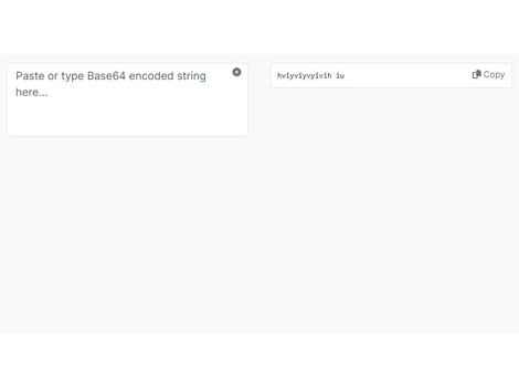 Base64からテキストへのデコーダー